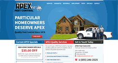 Desktop Screenshot of apexpestcontrolinc.com